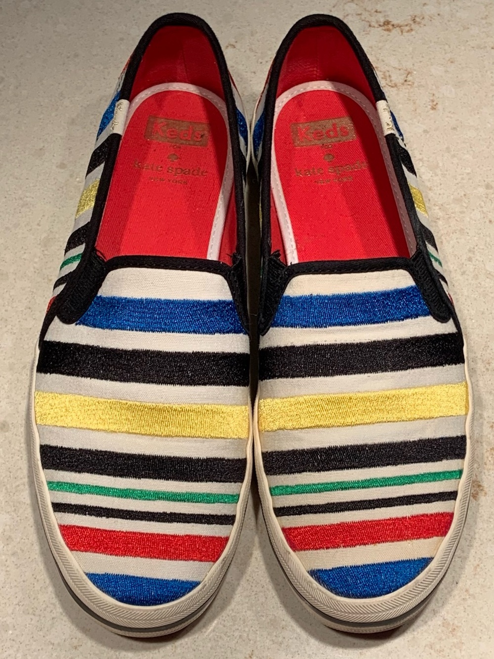 VGUC kate spade x Keds slip on sneaker - Picture 2 of 8